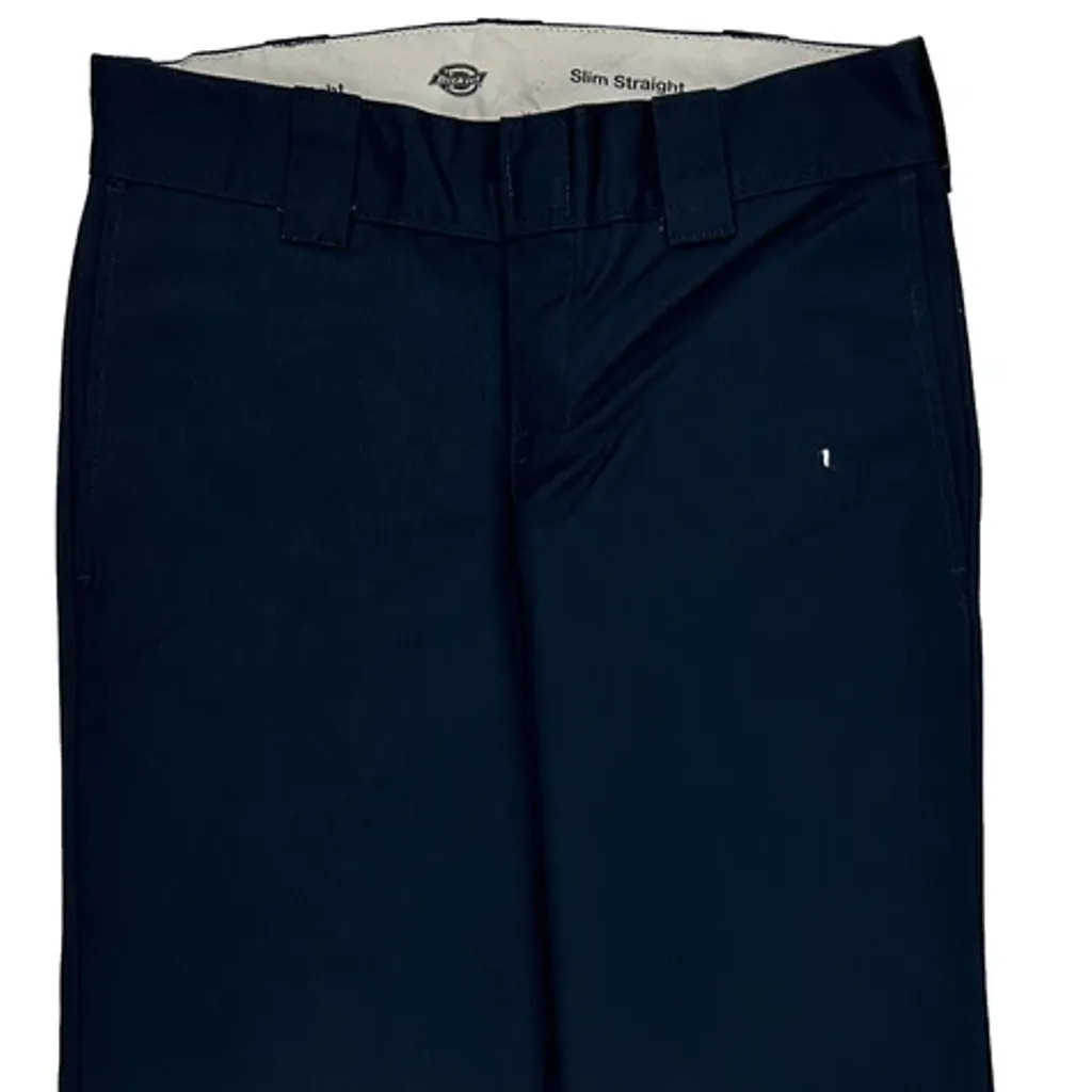 Dickies Trousers - 29W UK 10 Navy Polyester Blend - Image 10