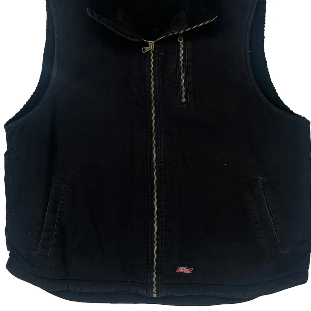 Dickies Vest - XL Black Cotton - Image 4