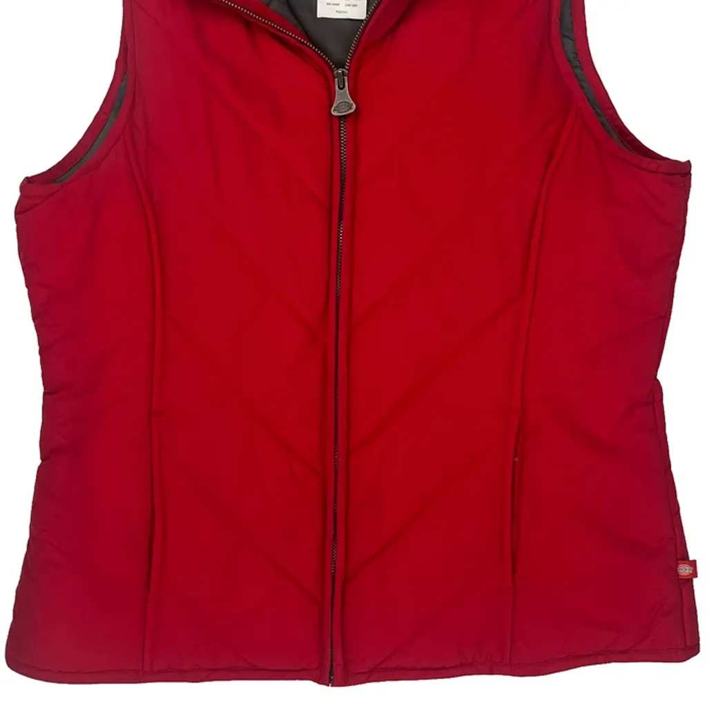 Dickies Vest - Small Red Nylon - Image 4