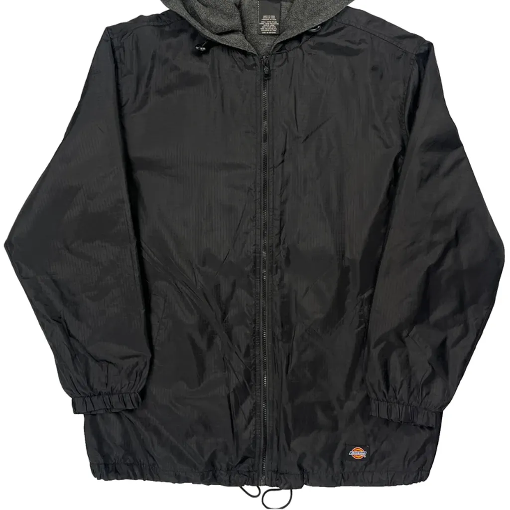 Dickies Windbreaker - Medium Black Nylon - Image 4