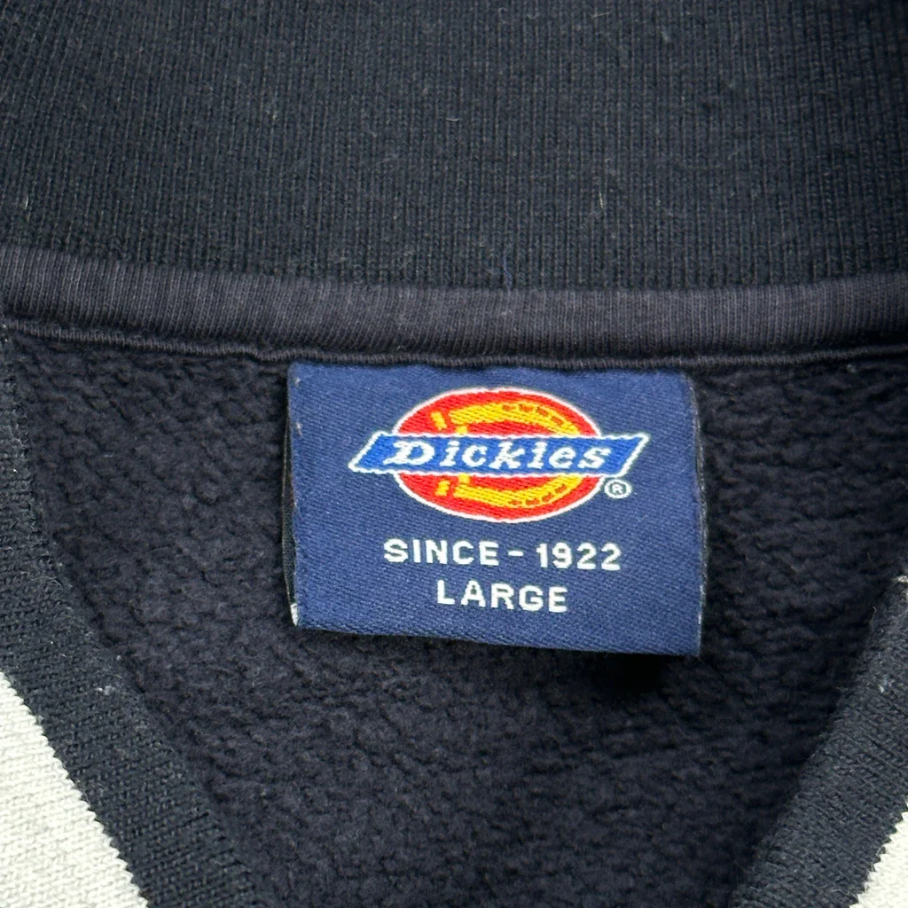 Dickies Zip Up - Large Grey Cotton Blend - Image 3