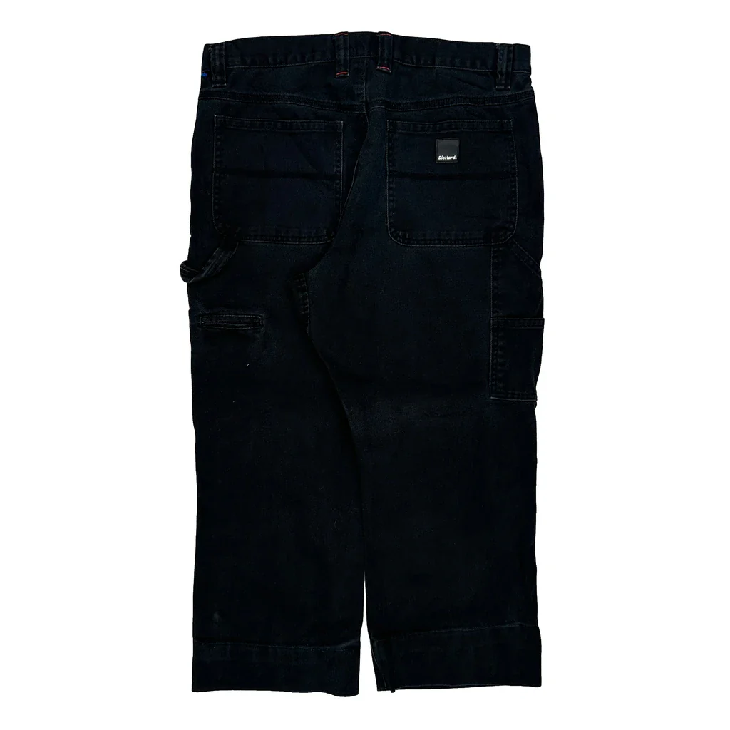 Die Hard Carpenter Trousers - 36W 25L Black Cotton