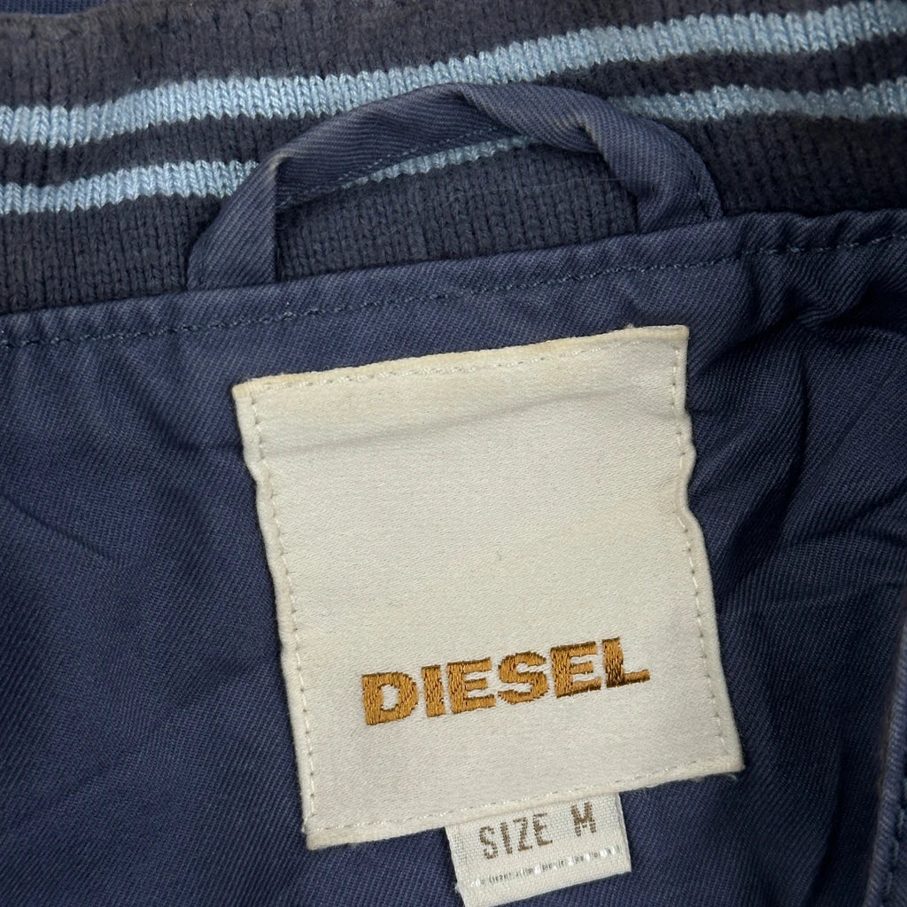 Diesel Bomber Jacket - Medium Blue Cotton - Image 3