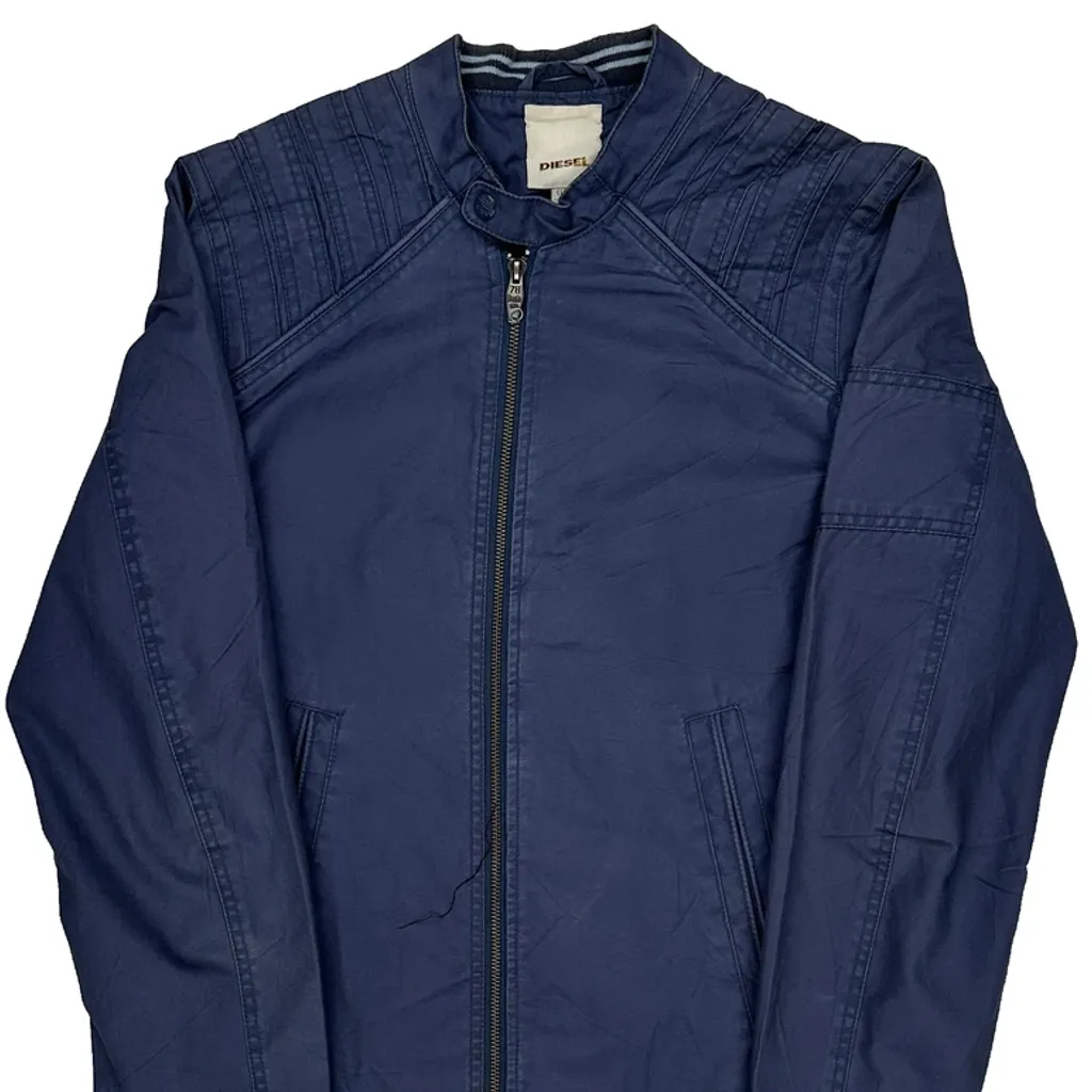 Diesel Bomber Jacket - Medium Blue Cotton - Image 5