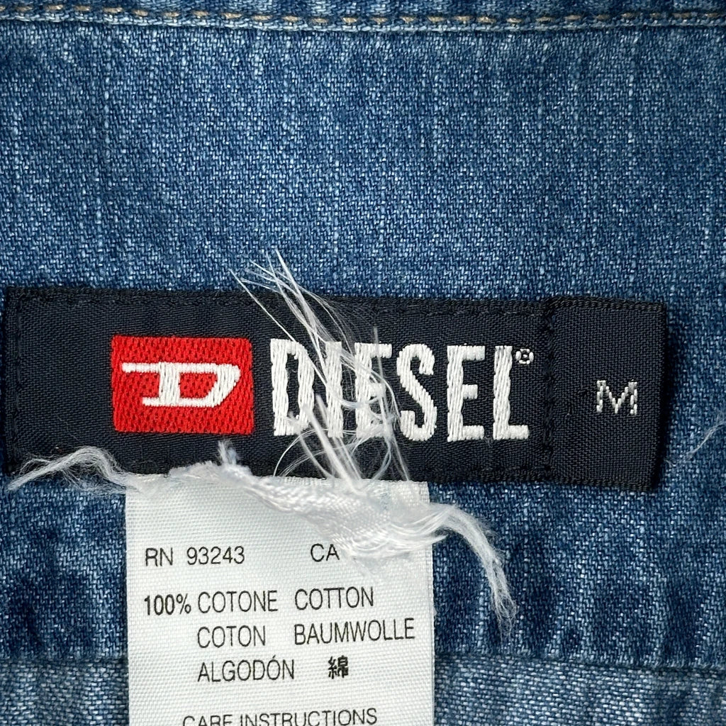 Diesel Denim Shirt - Medium Blue Cotton - Image 3