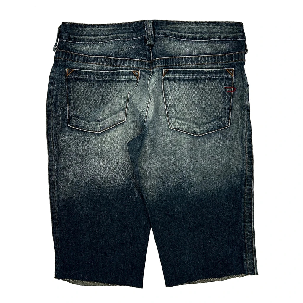 Diesel Denim Shorts - 34W 11L Dark Wash Denim