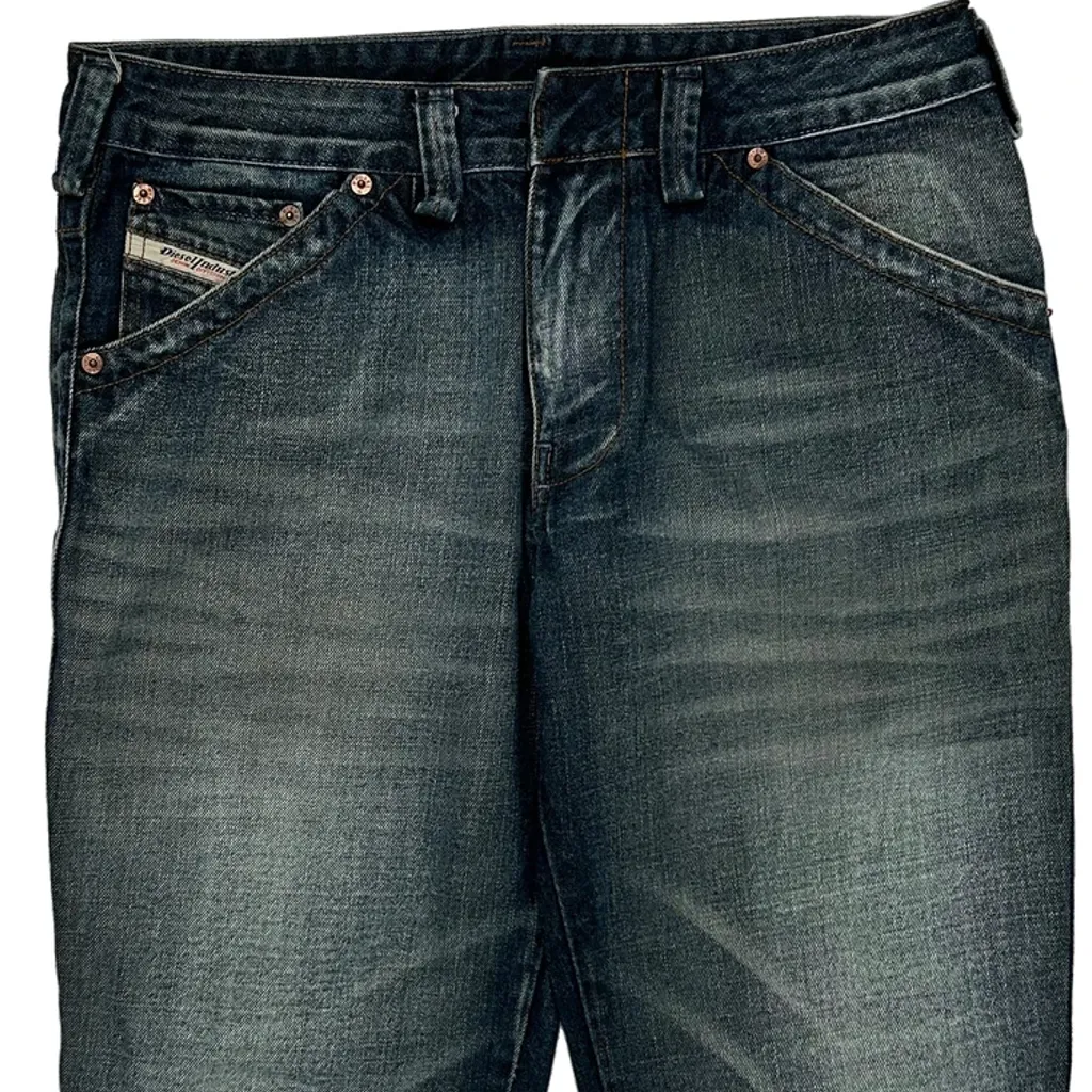 Diesel Denim Shorts - 34W 11L Dark Wash Denim - Image 10