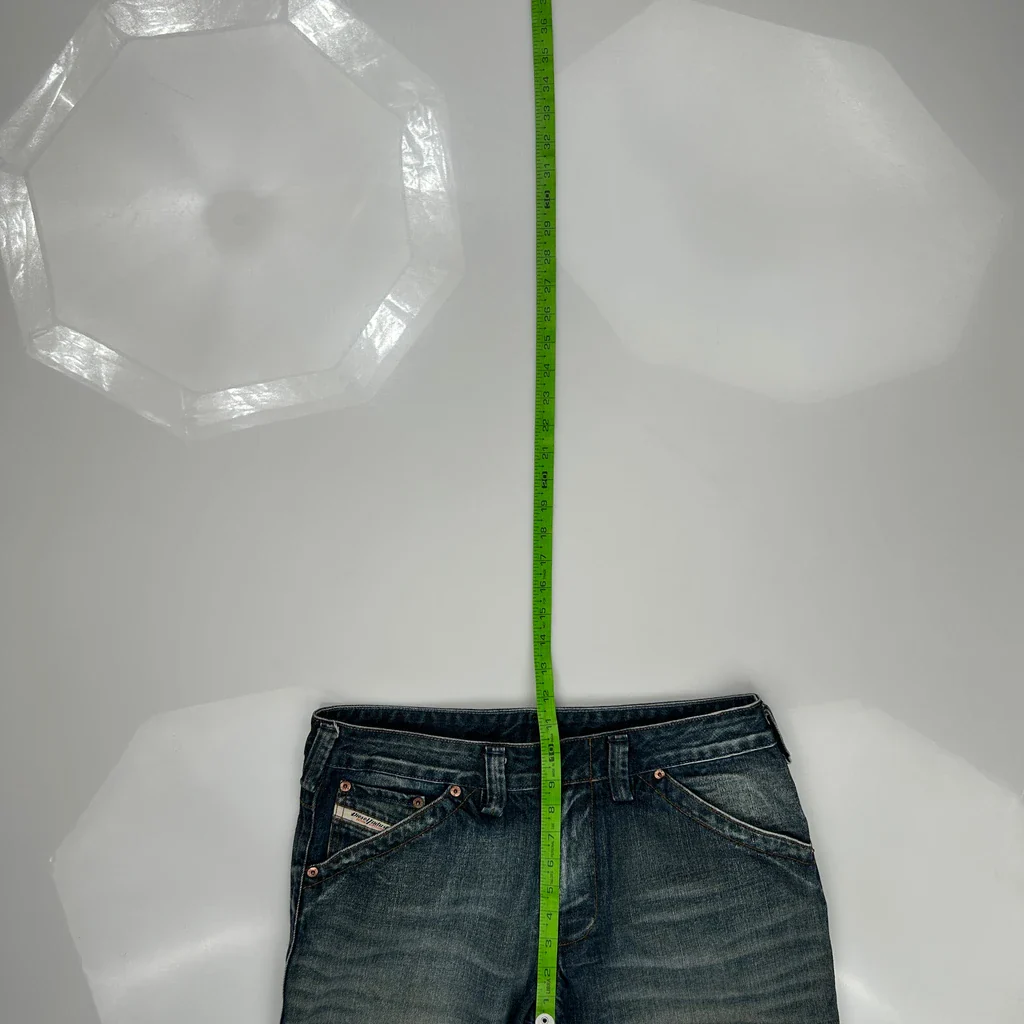 Diesel Denim Shorts - 34W 11L Dark Wash Denim - Image 4