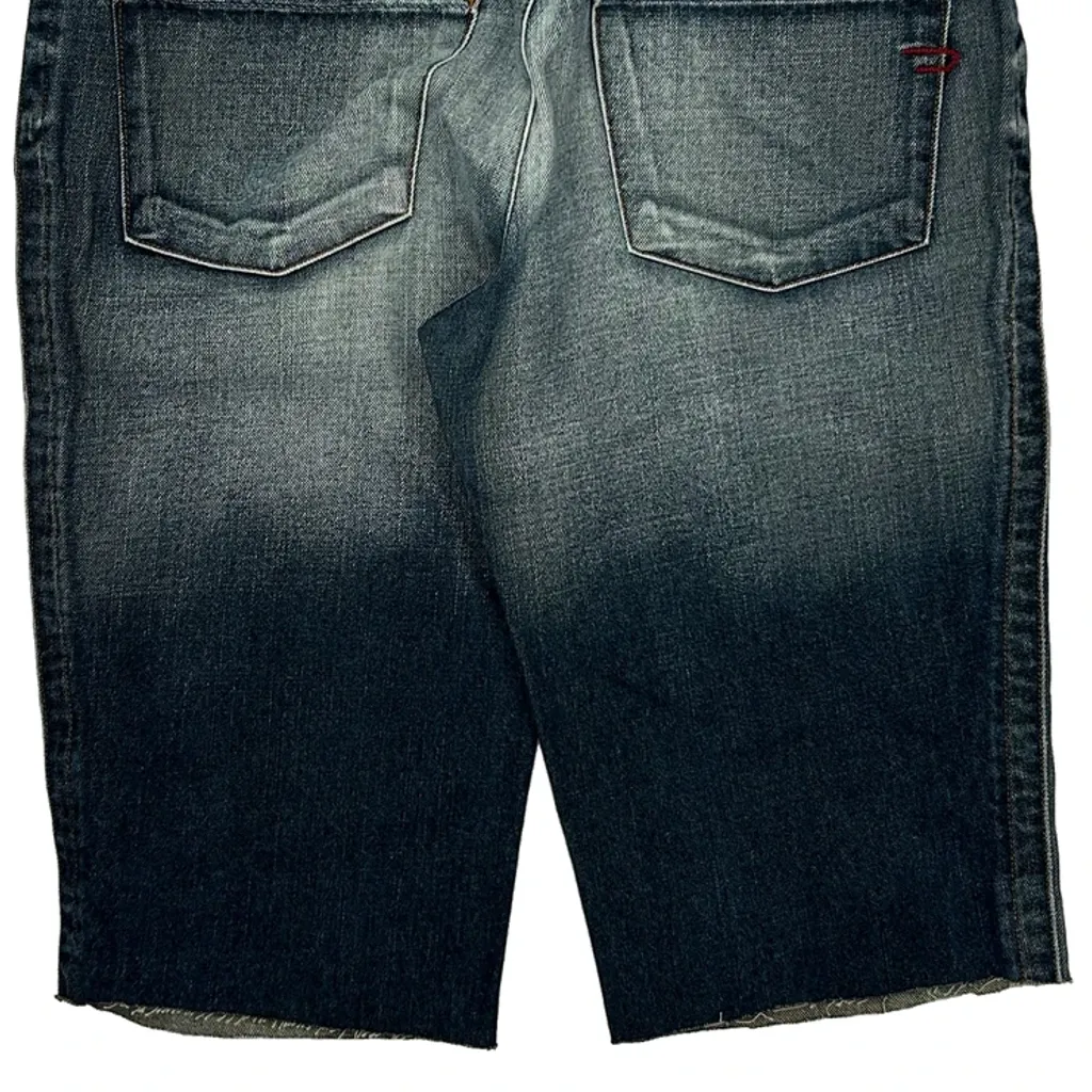 Diesel Denim Shorts - 34W 11L Dark Wash Denim - Image 7