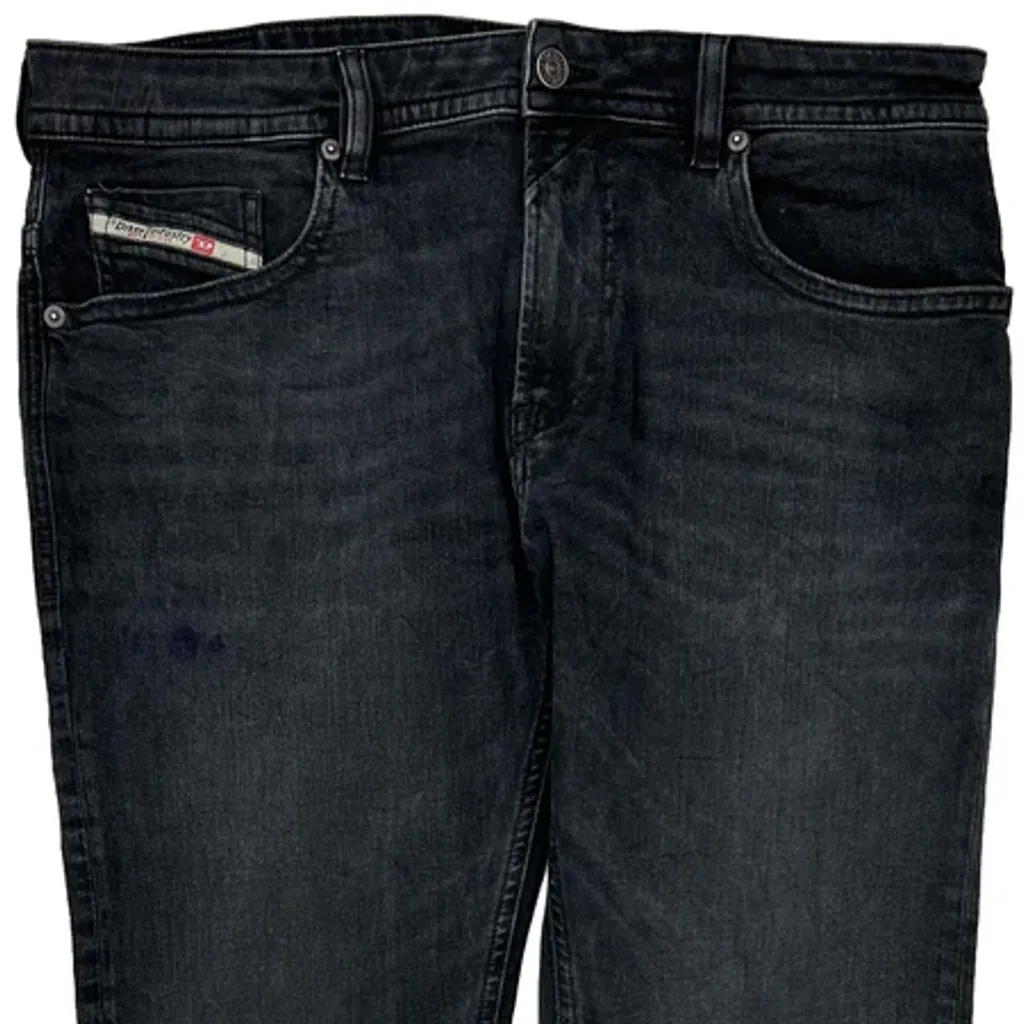 Diesel Slim Fit Jeans - 34W 30L Black Cotton - Image 9