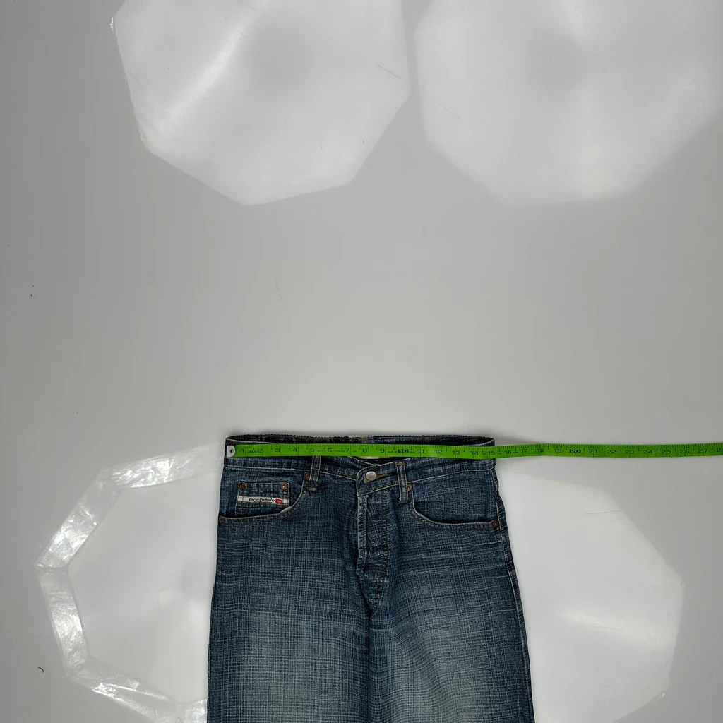 Diesel Baggy Jeans - 30W 30L Blue Denim - Image 3