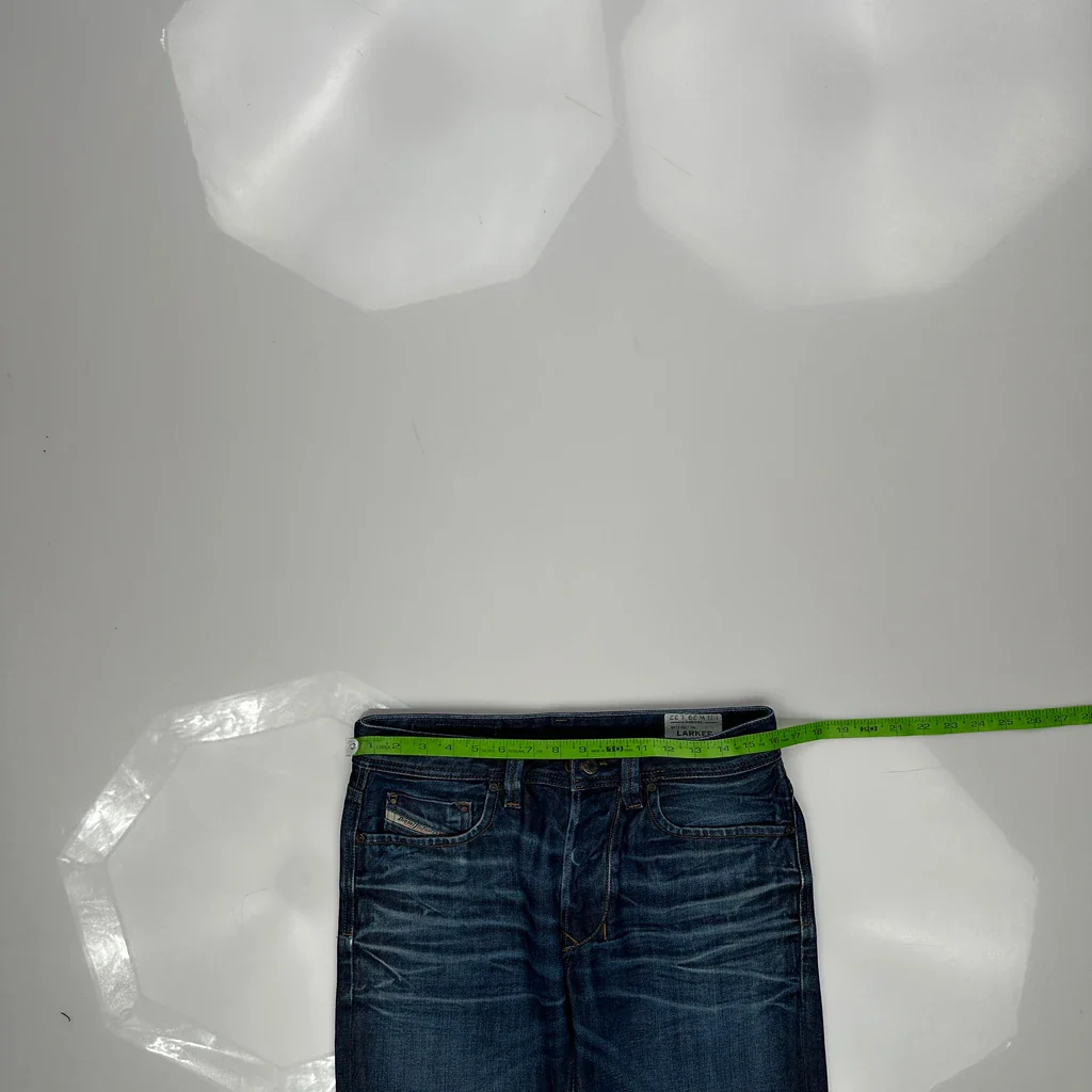 Diesel Relaxed Straight Jeans - 32W 30L Blue Denim - Image 3