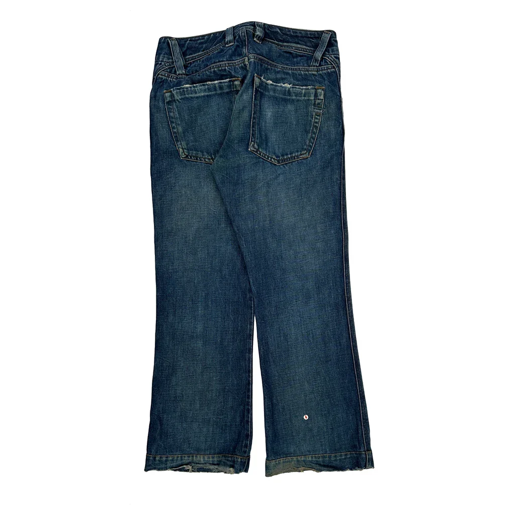 Diesel Flared Bootcut Jeans - 32W 30L Blue Denim - Image 2