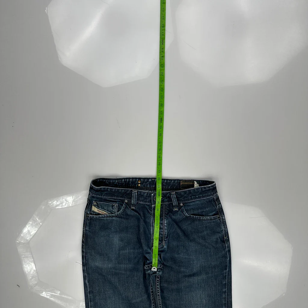 Diesel Straight Jeans - 34W 31L Blue Denim - Image 4