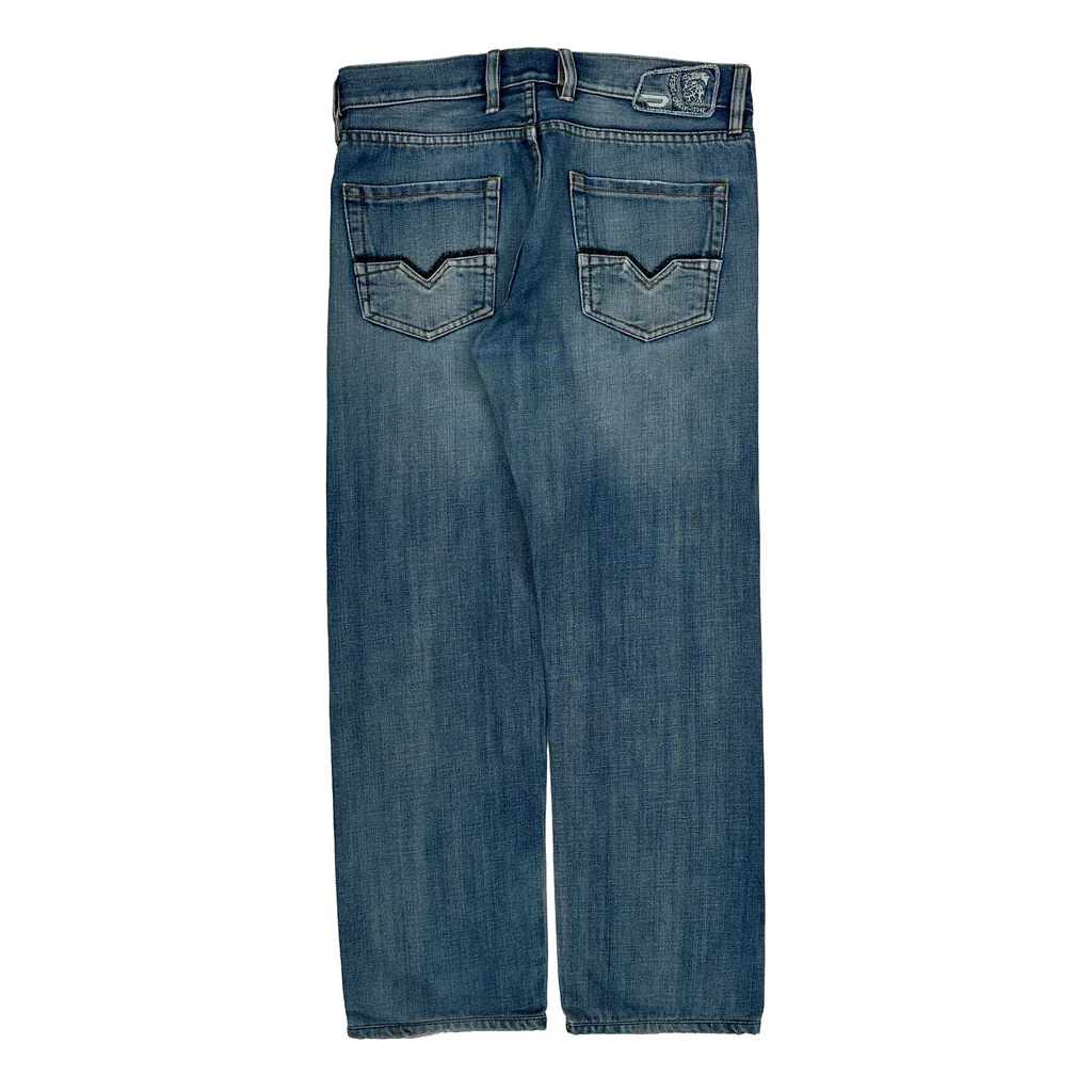 Diesel Relaxed Jeans - 34W 31L Blue Cotton