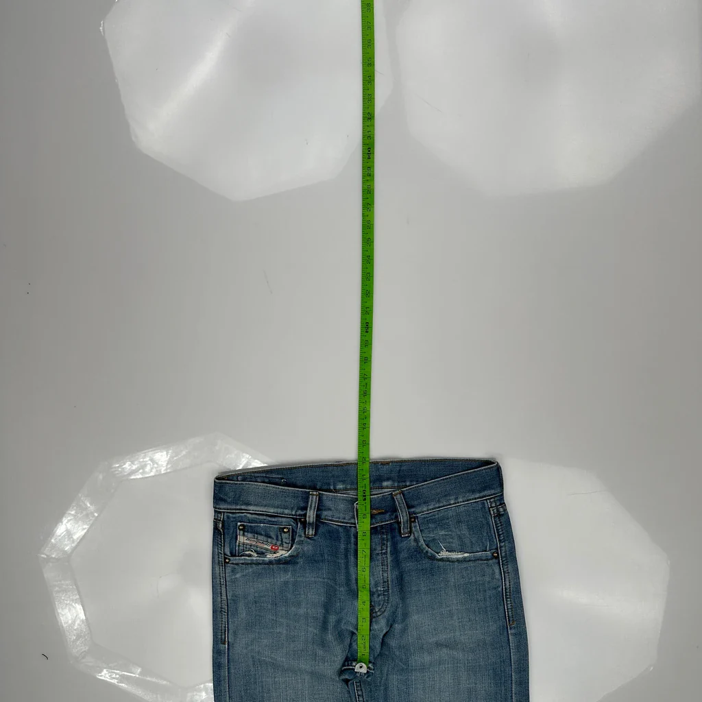 Diesel Relaxed Jeans - 34W 31L Blue Cotton - Image 4