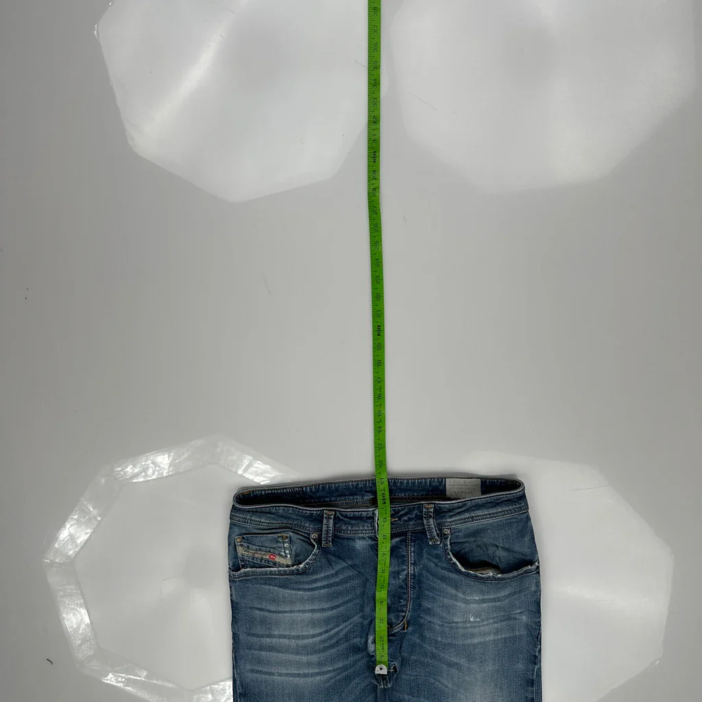Diesel Slim Fit Jeans - 34W 29L Blue Cotton - Image 4