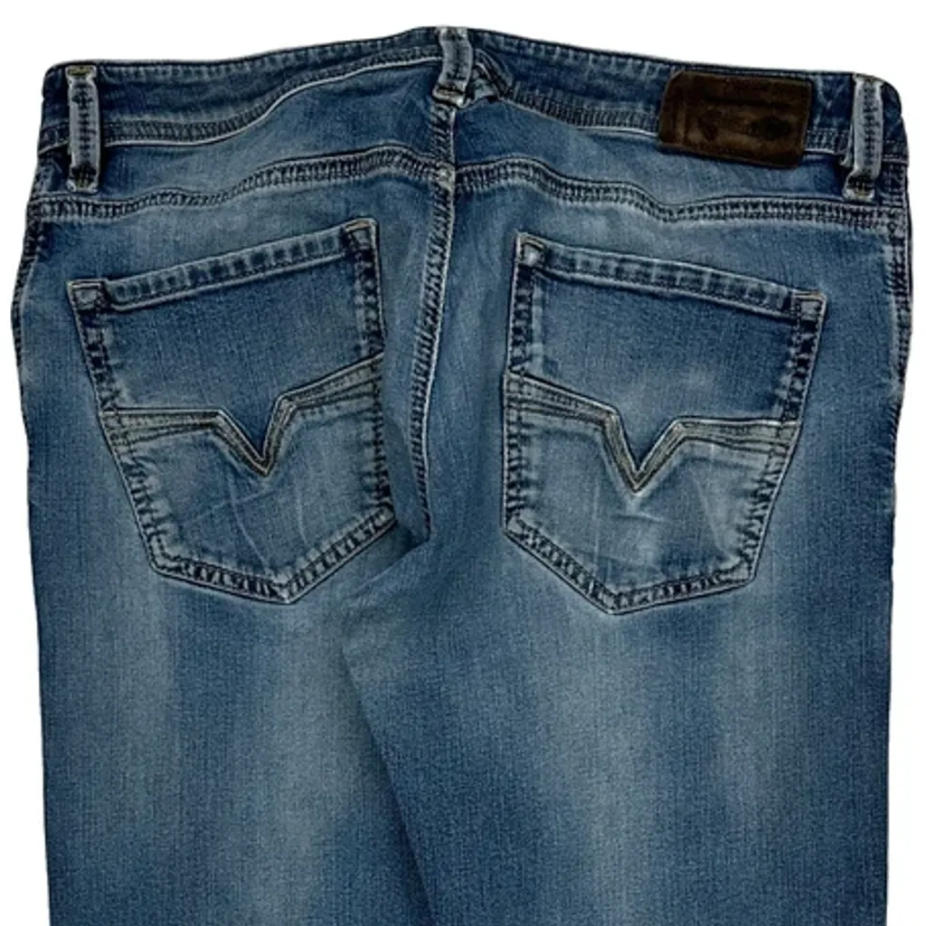 Diesel Slim Fit Jeans - 34W 29L Blue Cotton - Image 8