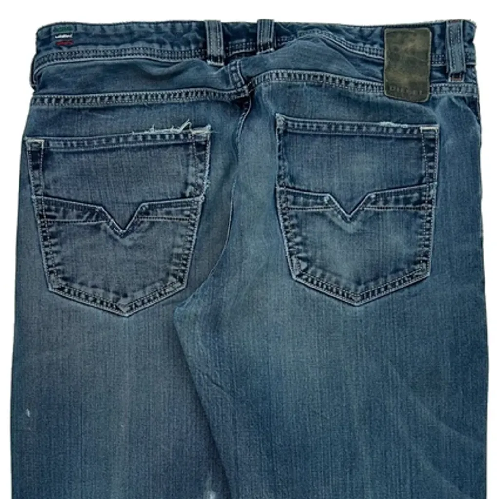 Diesel Jeans - 34W 32L Blue Cotton - Image 7