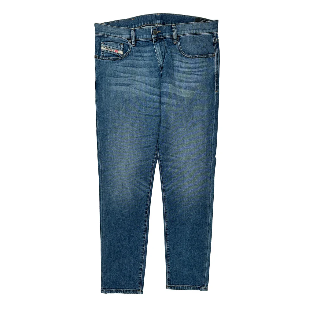 Diesel Slim Fit Jeans - 35W 30L Blue Cotton - Image 2