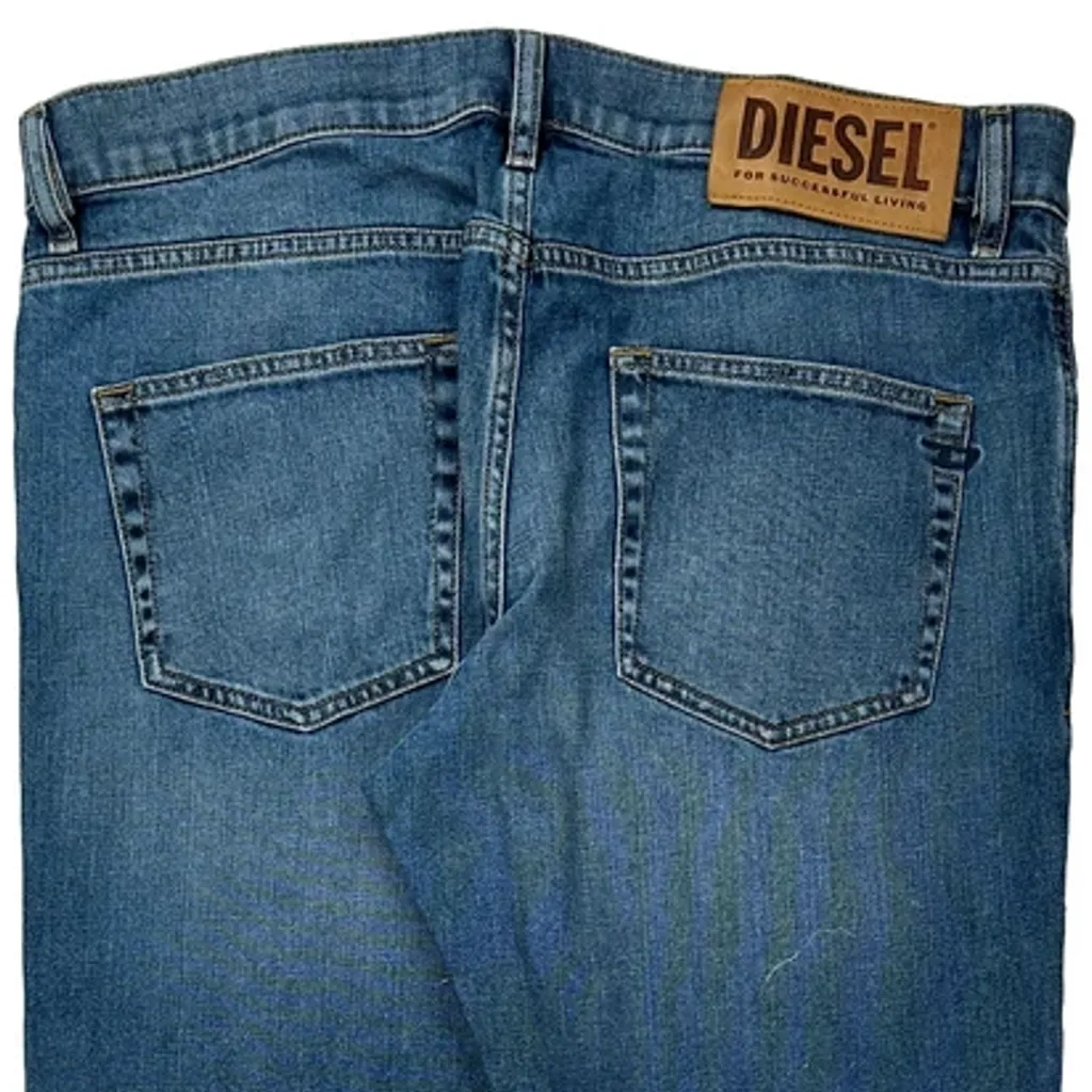 Diesel Slim Fit Jeans - 35W 30L Blue Cotton - Image 7