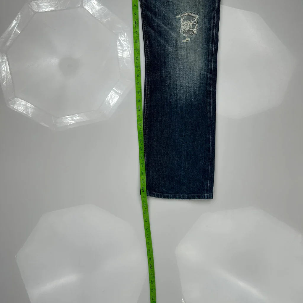 Diesel Jeans - 35W 31L Blue Cotton - Image 5