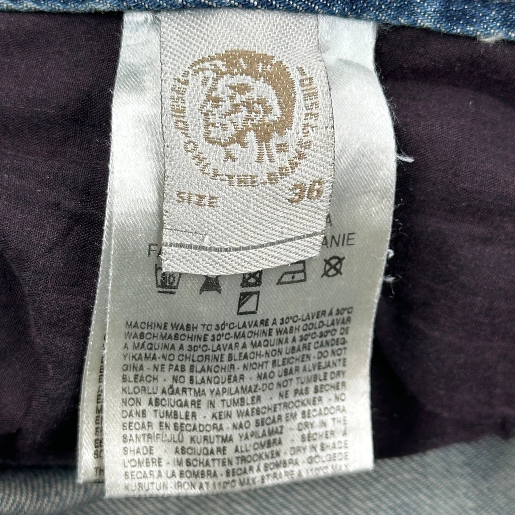 Diesel Straight Jeans - 36W 30L Blue Cotton - Image 6