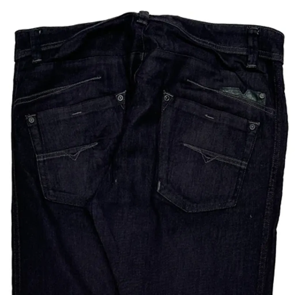 Diesel Slim Fit Jeans - 34W 31L Dark Wash Cotton - Image 8