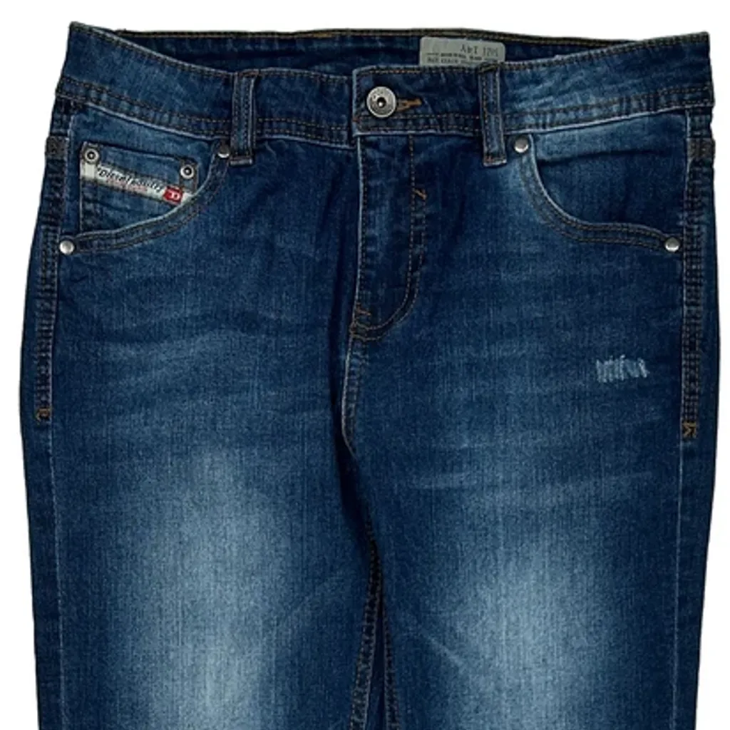 Diesel Skinny Jeans - 28W UK 6 Blue Cotton Blend - Image 10
