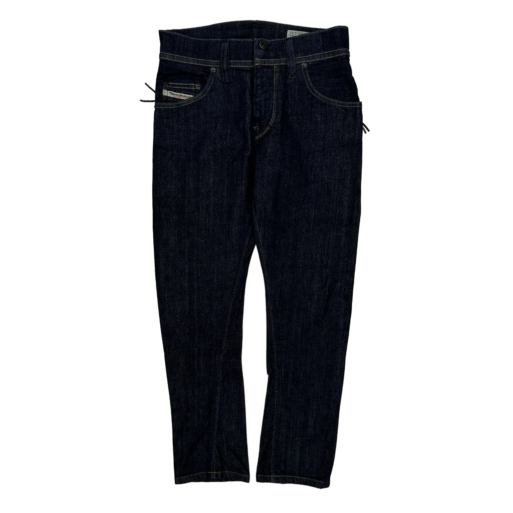 Diesel Slim Fit Jeans - 28W UK 6 Dark Wash Cotton - Image 2