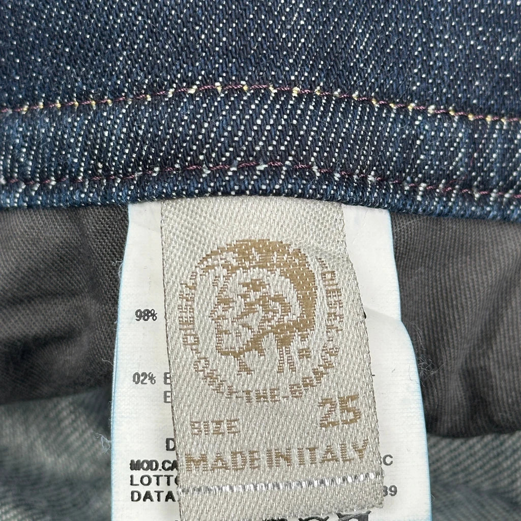 Diesel Slim Fit Jeans - 28W UK 6 Dark Wash Cotton - Image 6