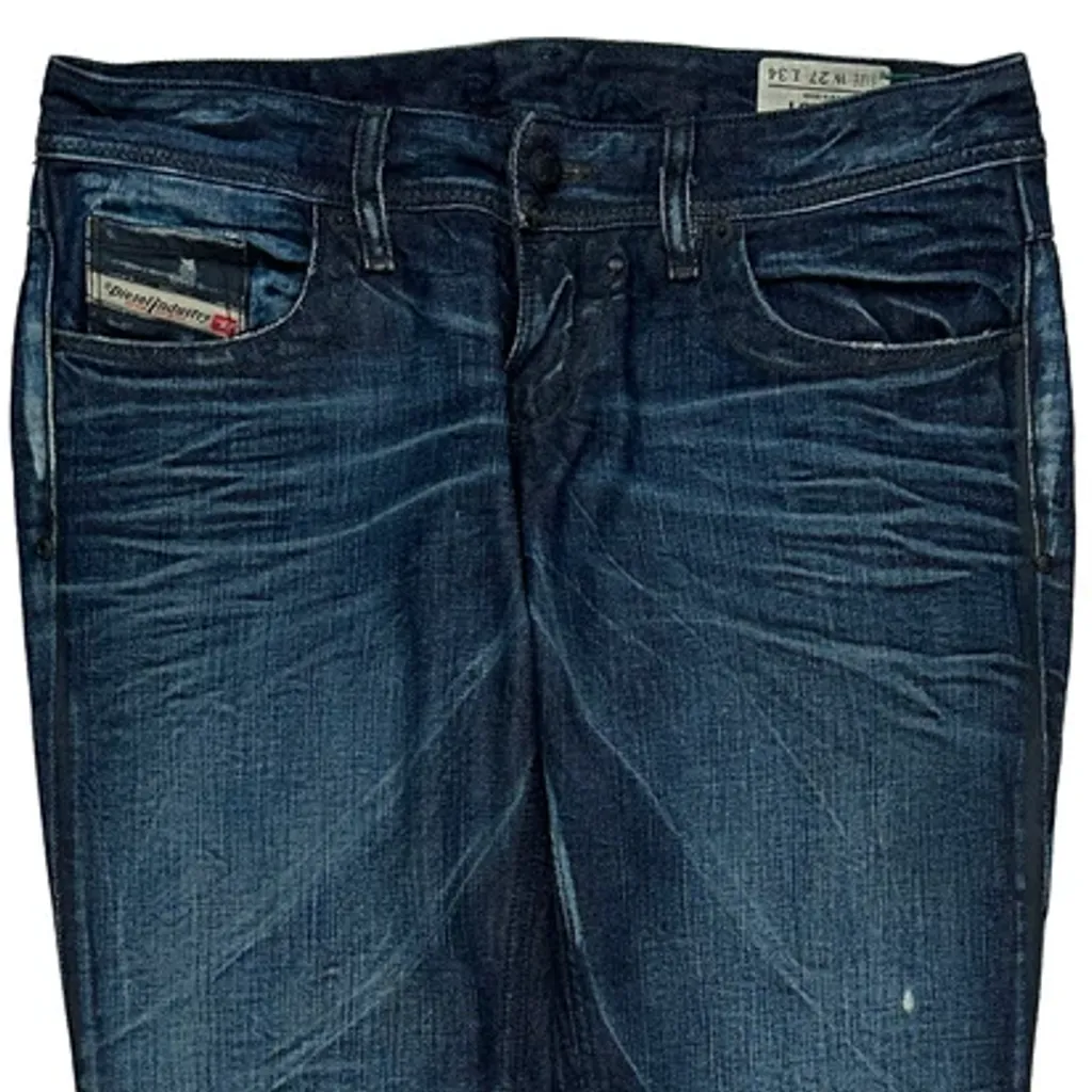 Diesel Slim Fit Jeans - 32W UK 10 Dark Wash Denim - Image 9