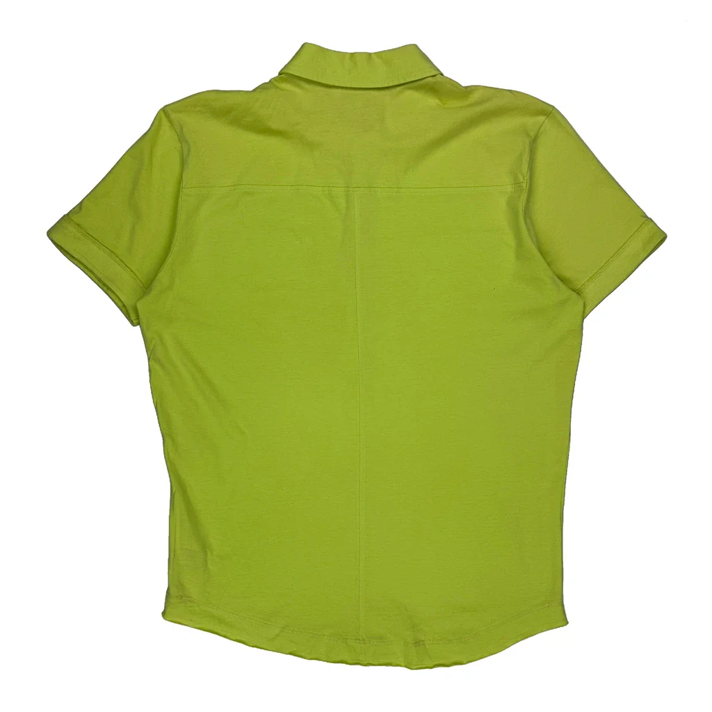 Diesel Polo Shirt - Large Green Cotton - Image 2