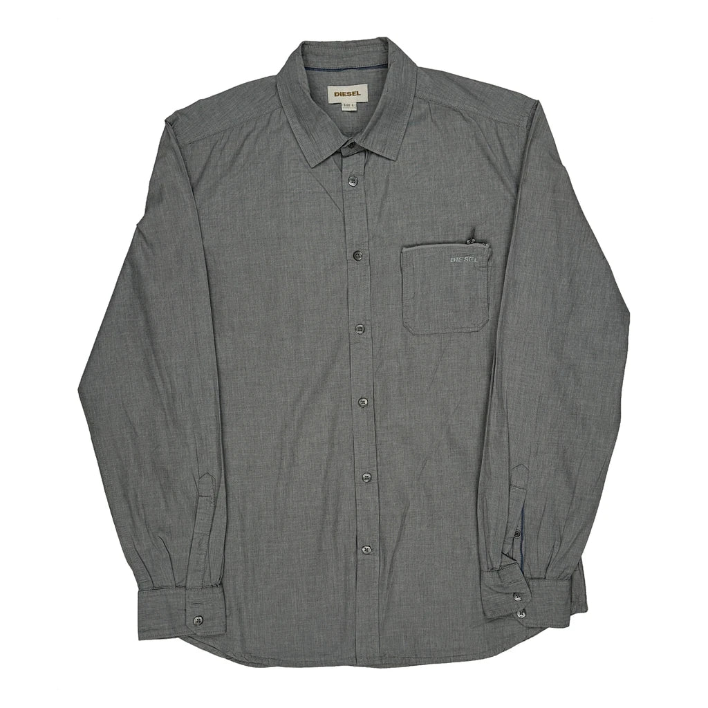 Diesel Shirt - Large Grey Cotton