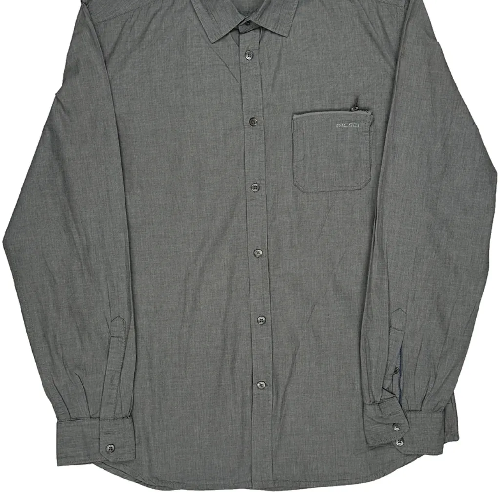 Diesel Shirt - Large Grey Cotton - Image 5