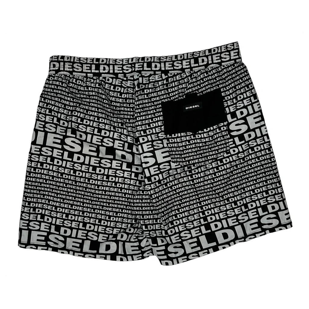Diesel Shorts - Largew 5L Black & White Polyester