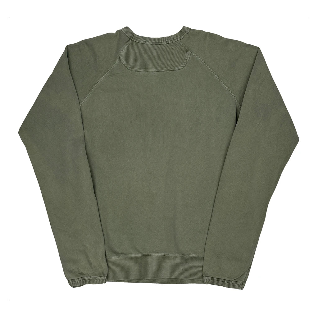 Diesel Spellout Raglan Sweatshirt - 2XL Green Cotton - Image 2