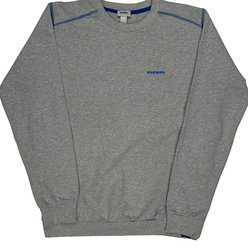 Diesel Sweatshirt - XL Grey Cotton - Image 5