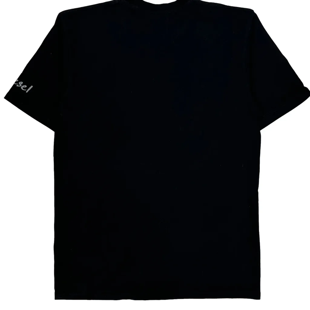 Diesel T-Shirt - XL Black Cotton - Image 7