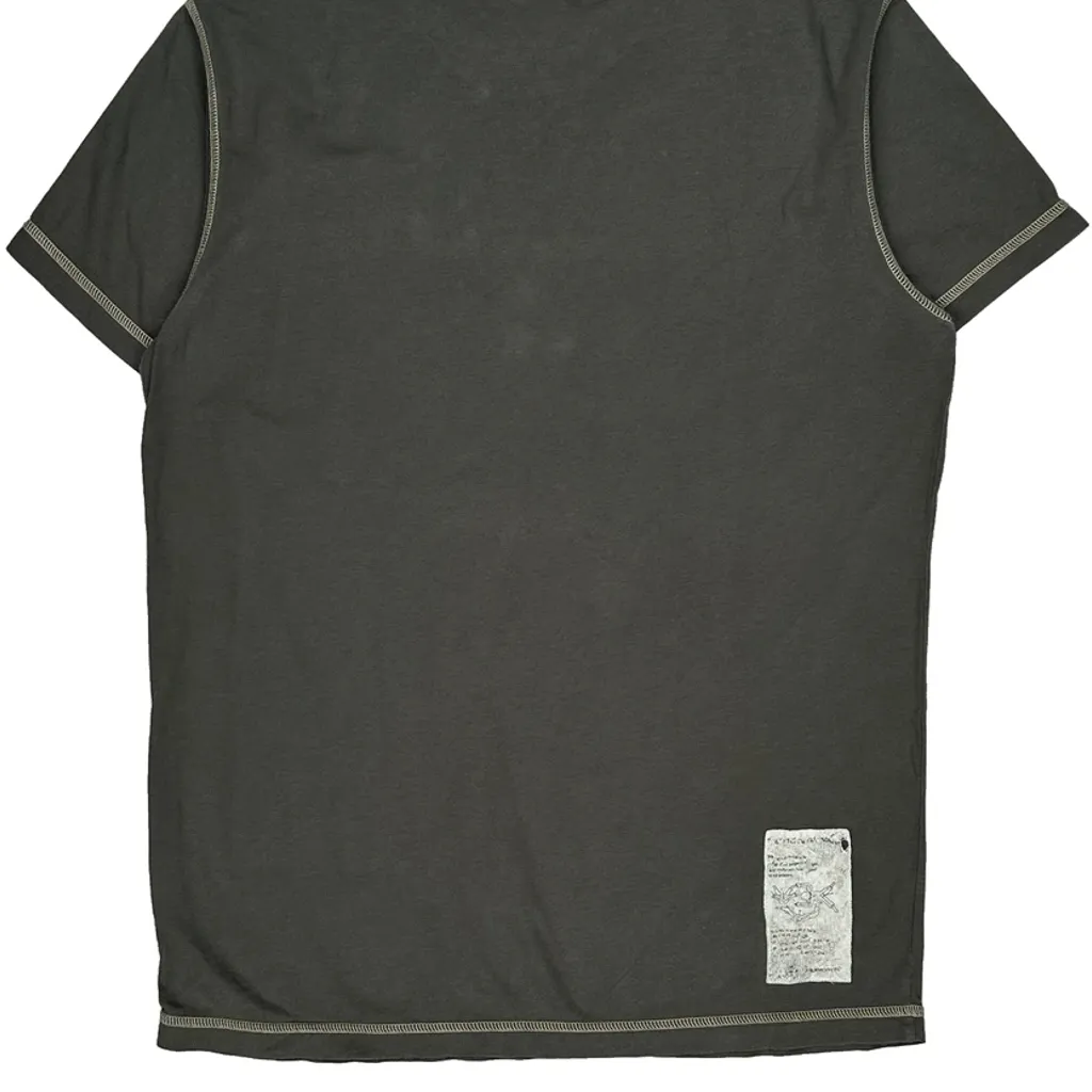 Diesel T-Shirt - XL Grey Cotton - Image 6