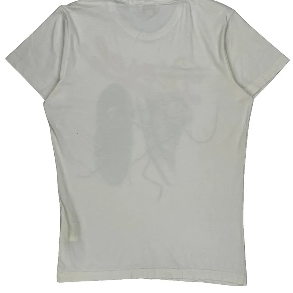 Diesel Graphic T-Shirt - Large White Cotton - Image 6
