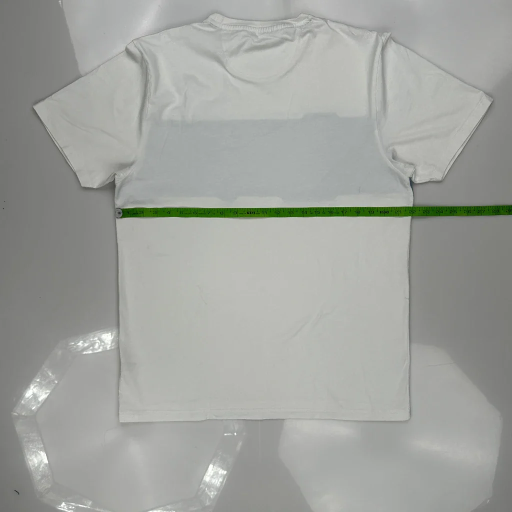 Diesel Striped T-Shirt - Medium White Cotton - Image 3