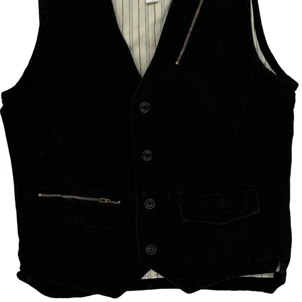 Diesel Technical Waistcoat - Large Black Cotton - Image 4