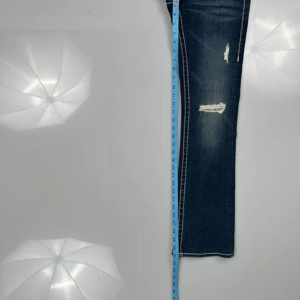 Disco Becky True Religion Boot Cut Jeans - 28W US 2 Blue Denim - Image 5