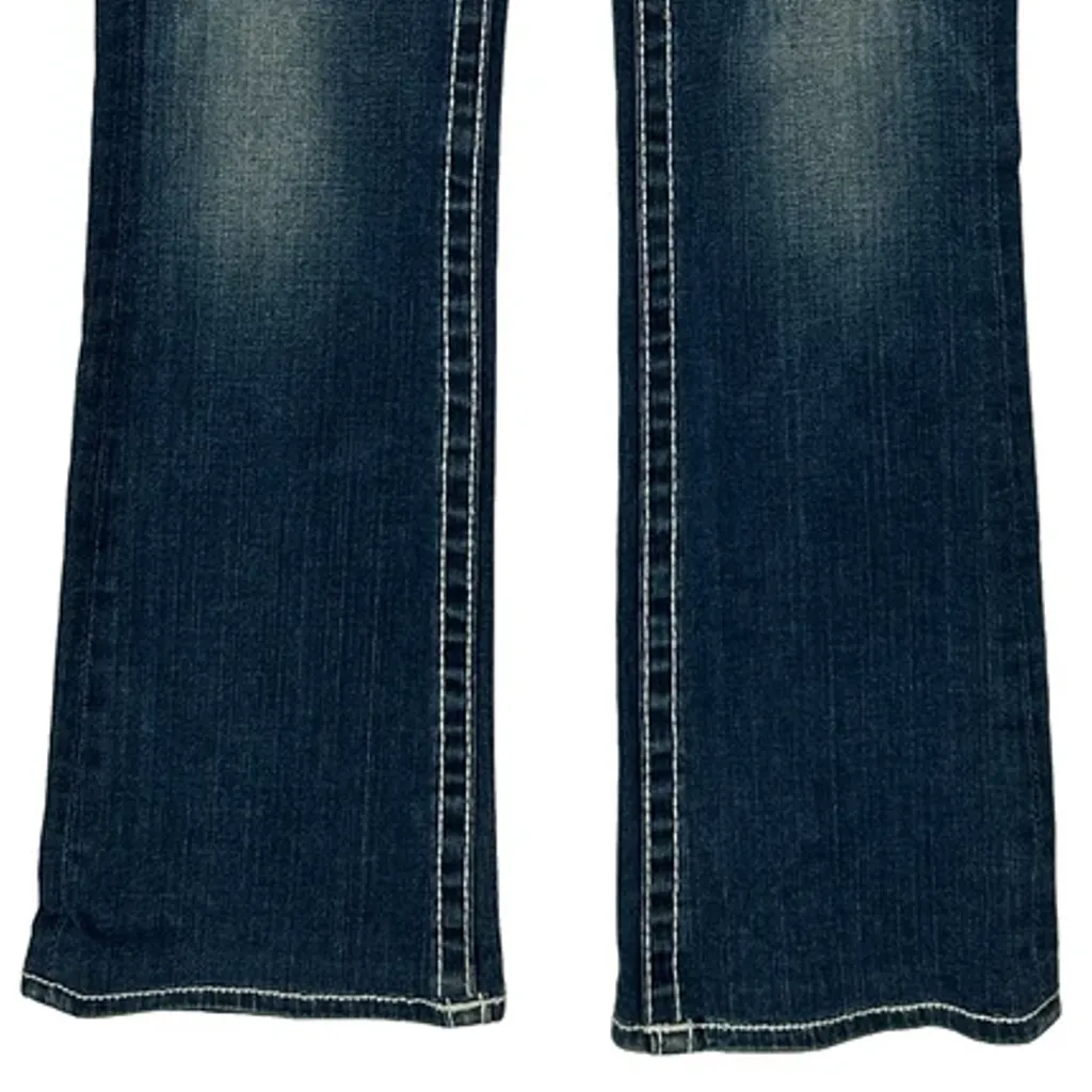 Disco Becky True Religion Boot Cut Jeans - 28W US 2 Blue Denim - Image 9