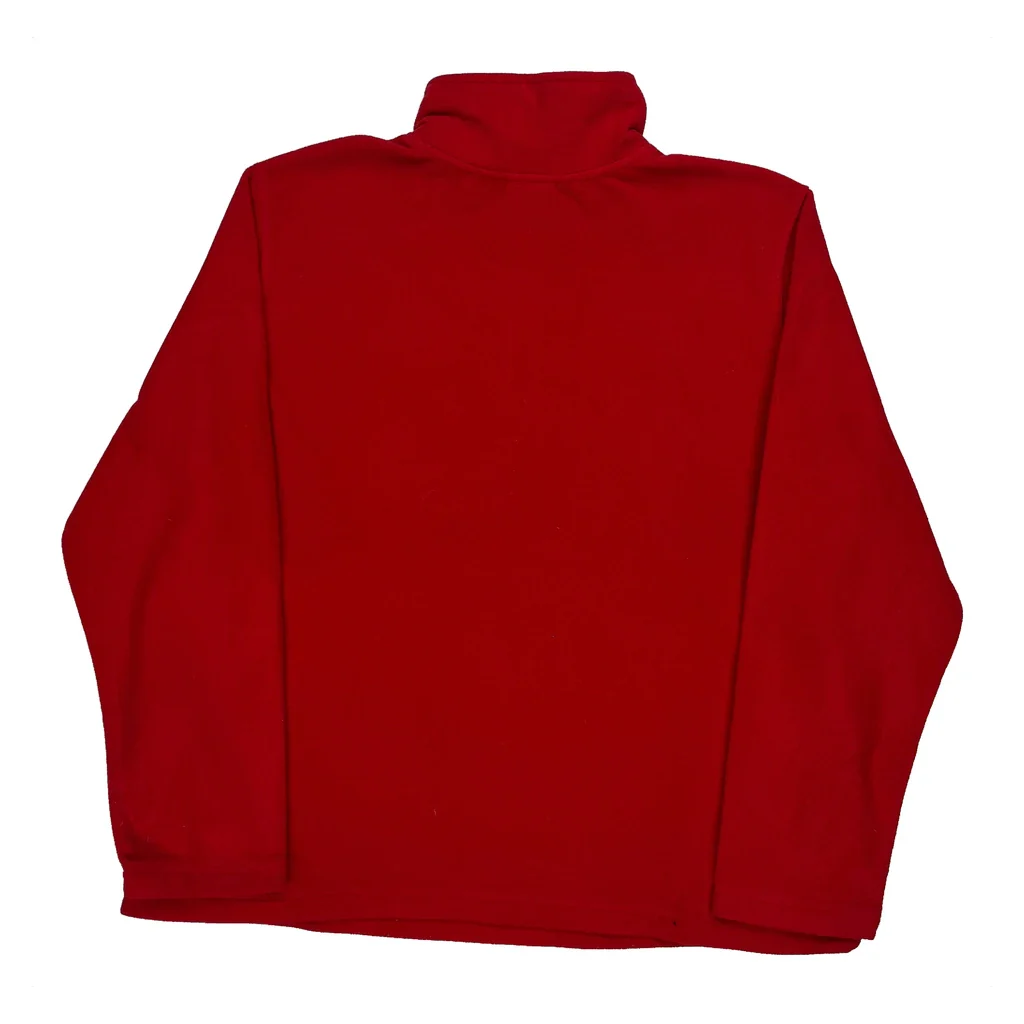 Disney 1/4 Zip - XL Red Polyester - Image 2