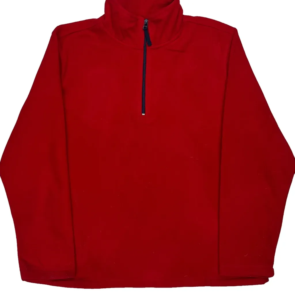 Disney 1/4 Zip - XL Red Polyester - Image 4