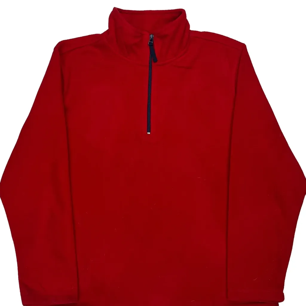 Disney 1/4 Zip - XL Red Polyester - Image 5