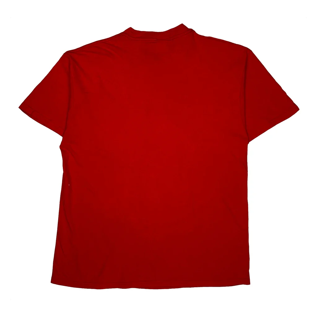 Disney Characters Mickey Unlimited Cartoon T-Shirt - XL Red Cotton - Image 2