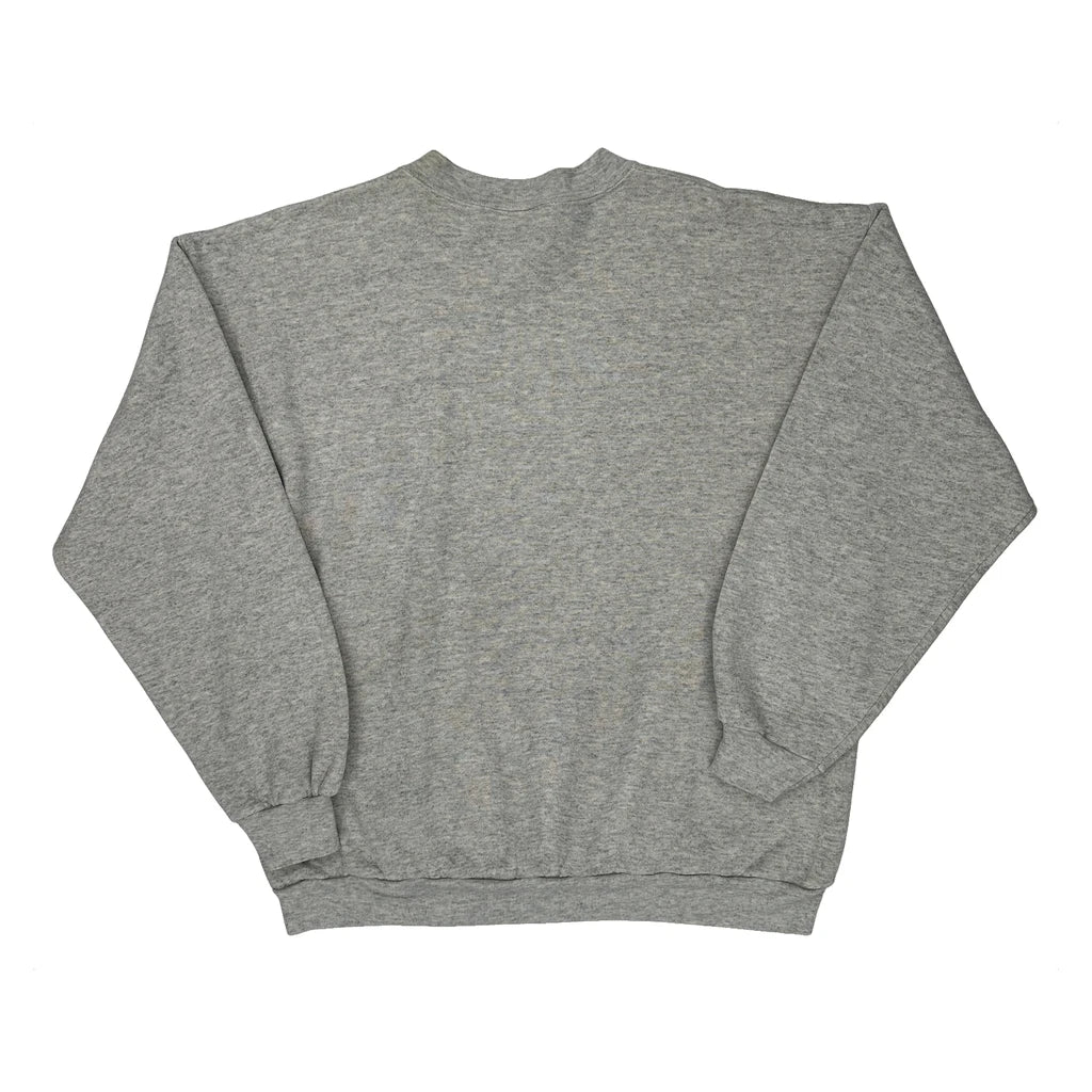 Disney Characters Tultex Cartoon Sweatshirt - Large Gray Cotton Blend - Image 2